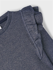 NAME IT Glimmer Flæse Bluse Renna Dark Navy